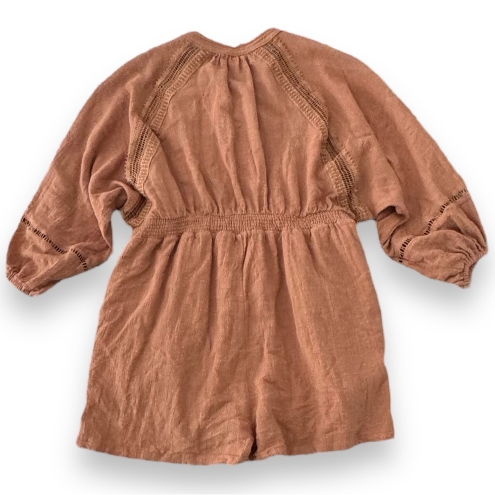 NWT Bohme Campbell Size XS Cotton Boho Romper in Russet Brown - Picture 4 of 11